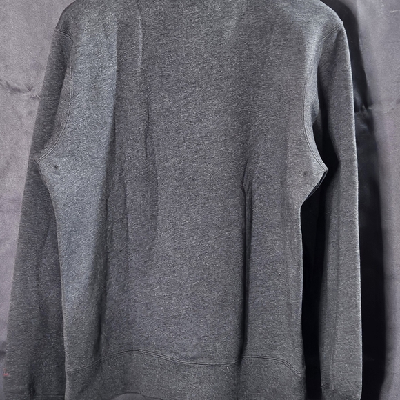 NIKE Tech Fleece Full Zip Dark GREY  AND RED Men Size M sweatshirt  CLEAN!!!! Vi - Picture 2 of 6